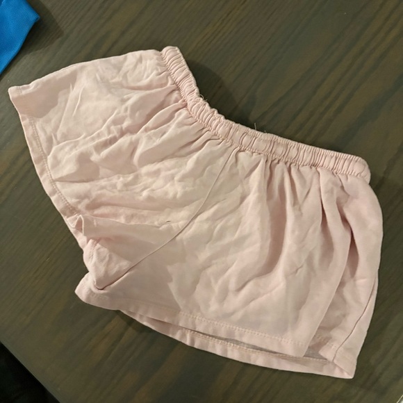 Pink Drawstring Shorts - Picture 3 of 4